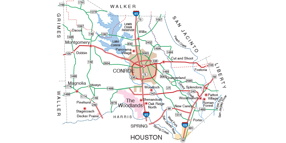 SERVICE AREA MAP