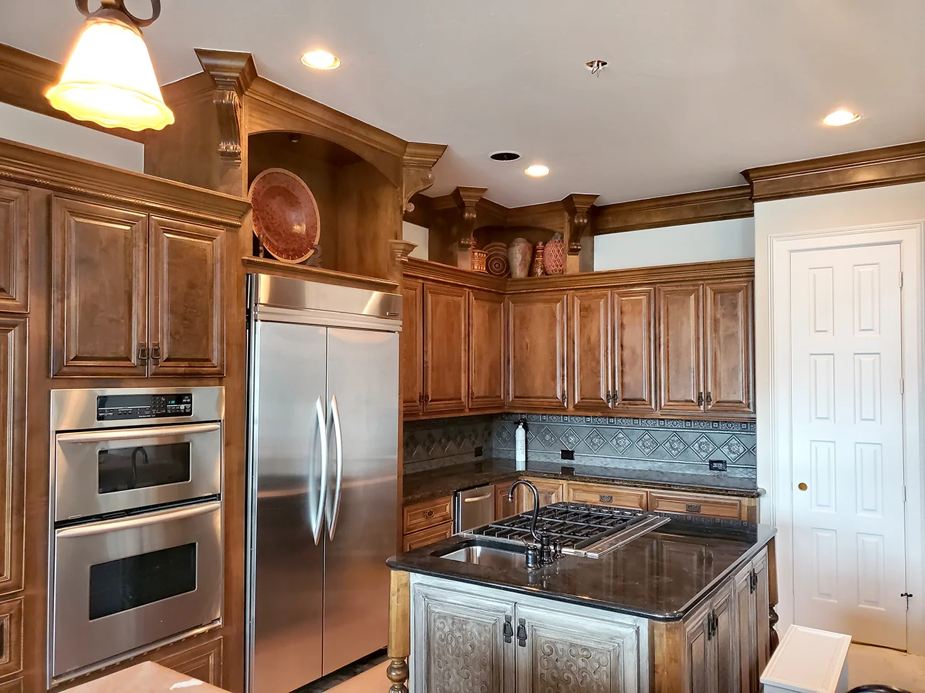 Cabinet Refinishing after