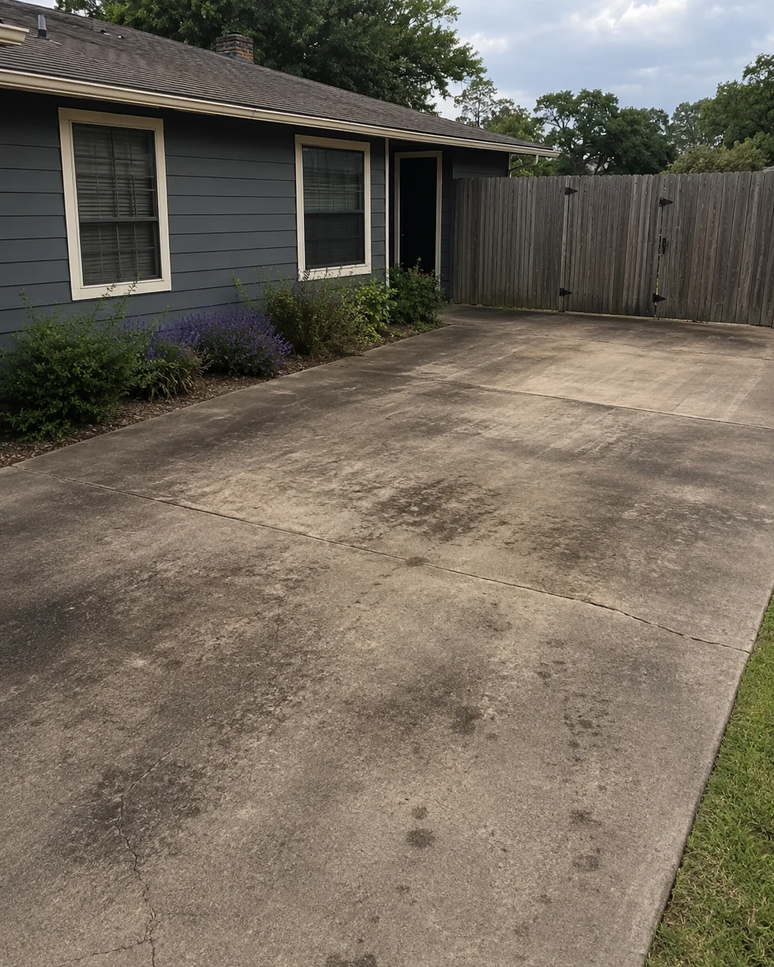 Pressure Washing before